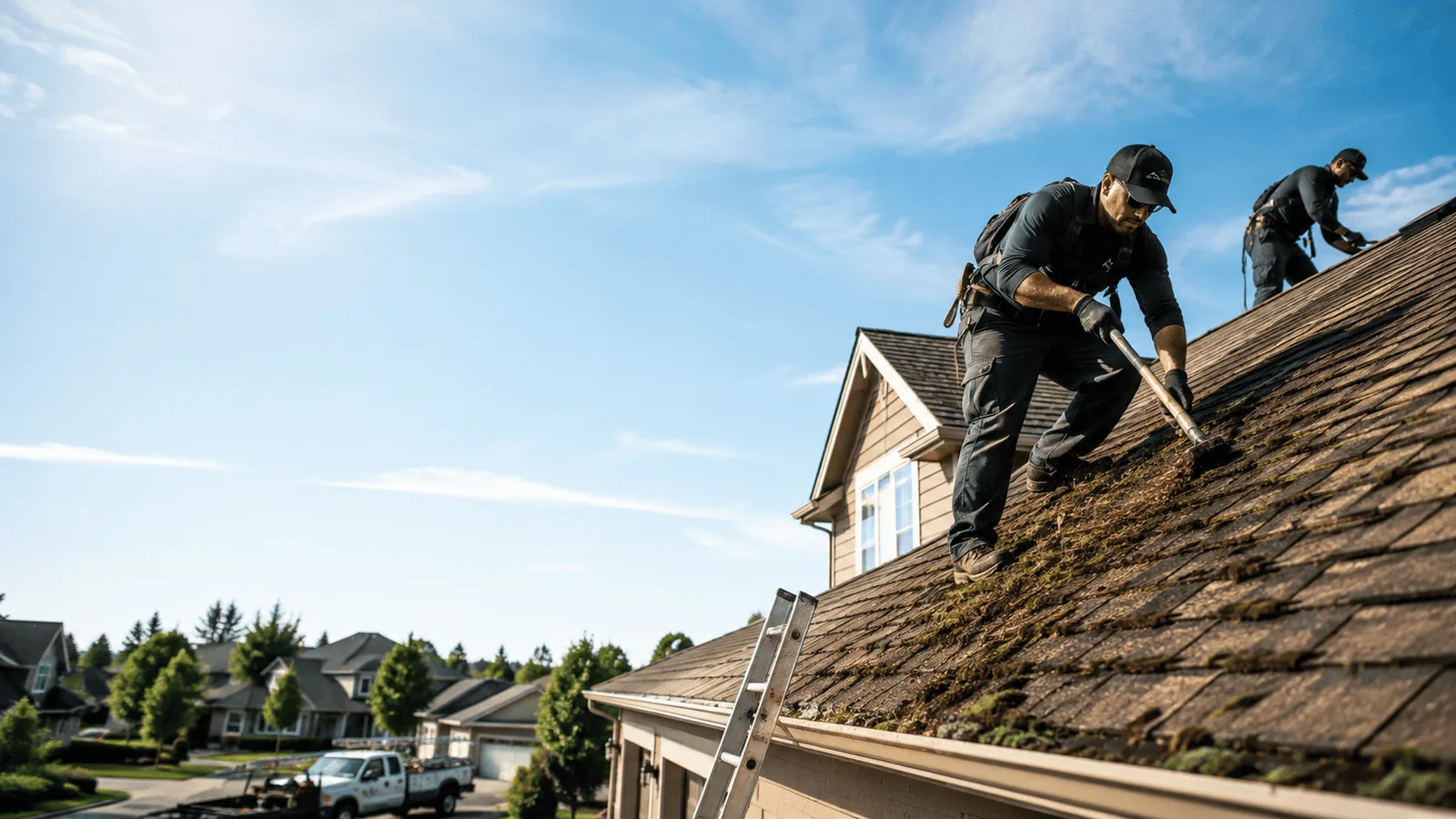 Roof Moss Removal in Warfield, KY near me